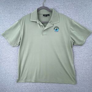 AKWA Shirt Mens Large Green Polo Short Sleeve Union Sportsmens Alliance Logo
